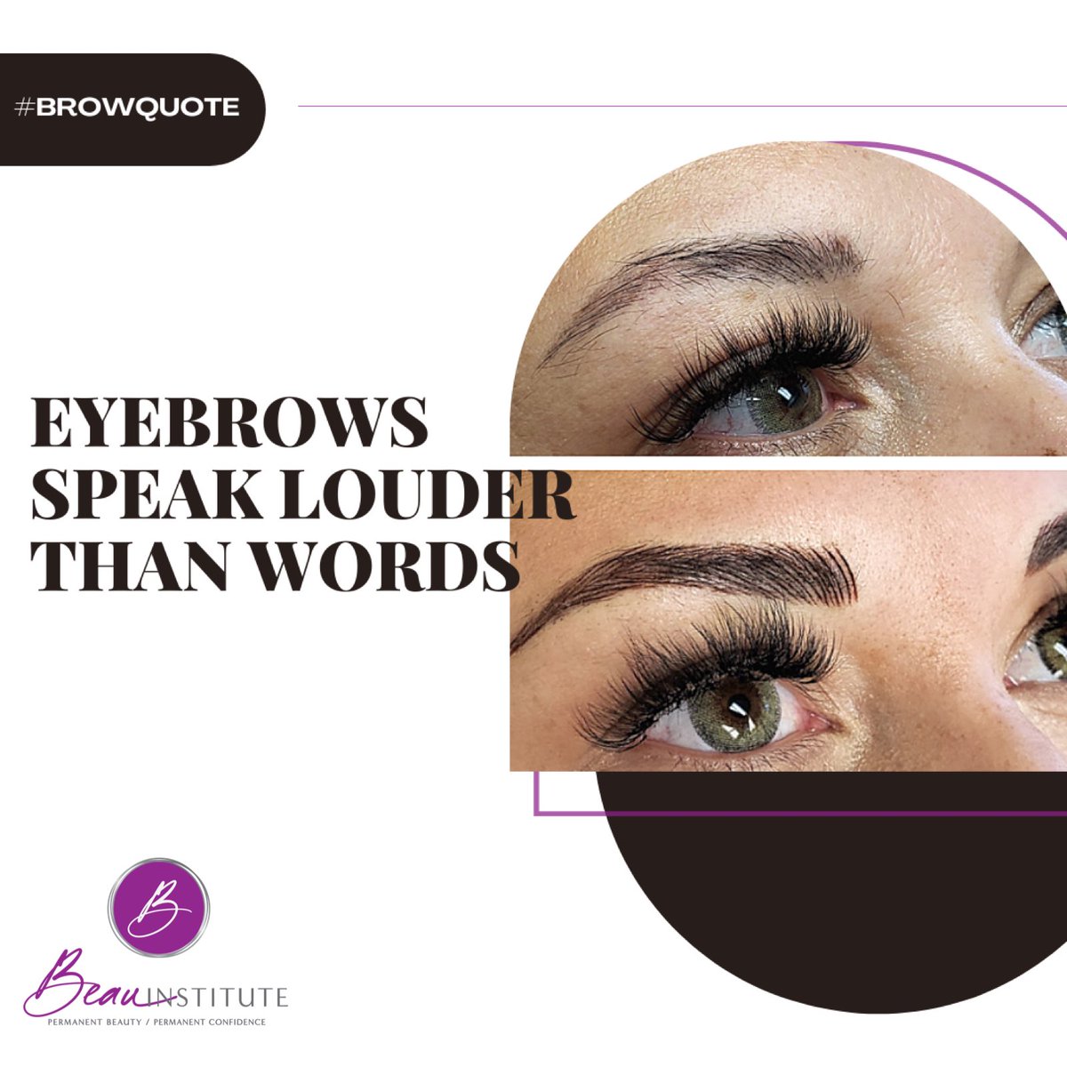 Eyebrows speak louder than words! RT if you agree.💜
#permanentmakeup #pmuartists