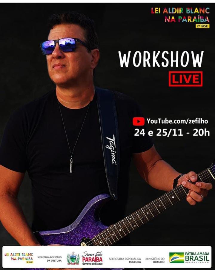 Quarta e quinta (24 e 25/11) às 20h no canal YouTube.com/zefilho vai rolar uma live Workshow do meu trabalho Instrumental. Vamos tocar algumas músicas que faz bastante tempo que não apresentamos ao vivo. Vamos tb interagir respondendo perguntas pelo chat.

Agendem aí. 😊🤟