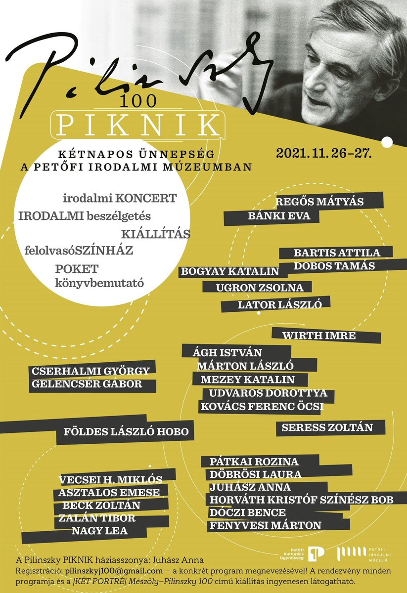 KatalinBogyay's tweet photo. Book launch #pilinszkypiknik β¦ this Friday 5.30pm #PetofiIrodalmiMuzeum ππβοΈπ#thrilled #sooooclose https://t.co/eP6Y0SsWvg