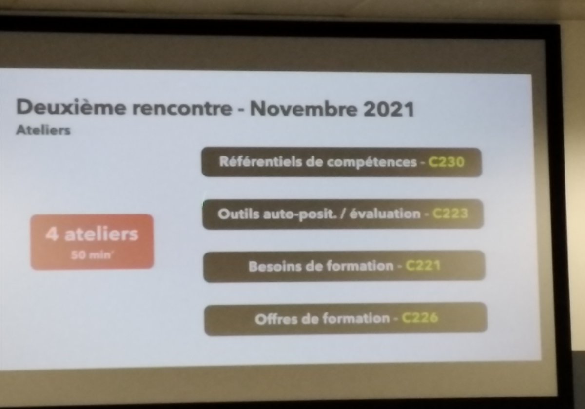 tamtamTIC's tweet photo. Les compétences e-learning des enseignants du supérieur intéressent de près le service e-learning de @HauteEcoleHELMo qui est autour de la table, avec 23 établissements, pour en discuter. Merci @CLaduron @elearningHEAJ pour l’organisation👍 #competencesnumeriques #digcompedu https://t.co/Klo7qwMJZz