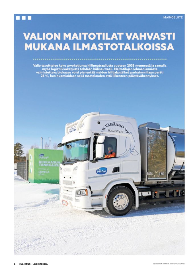 petteritahvana1's tweet photo. Pienilläkin teoilla jokainen meistä voi osaltaan vaikuttaa tulevaisuuteen ilmaston osalta. Tässä meidän tarinaa Valio jengistä ja saatuja kokemuksista biokaasusta maidonkeräilyssä. :) Pieniä, mutta tärkeitä asioita suuressa maailmassa. #Valiojengi #Valio #Scania #Demeca https://t.co/zCzcBp76Iz