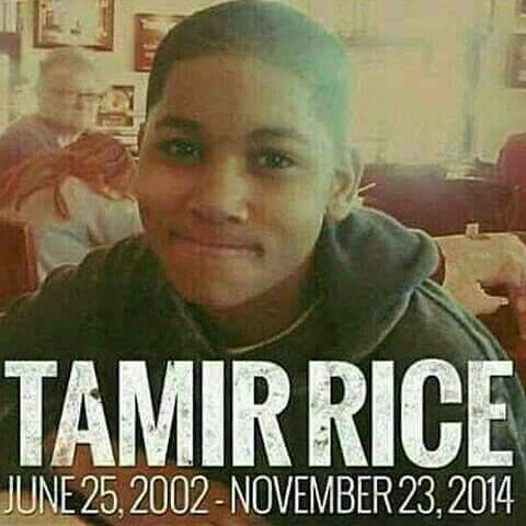 Today is exactly 7 yrs since police officers in killed #TamirRice. Justice or Just Us? Rest in Peace! #StruggleContinues #RacialProfiling