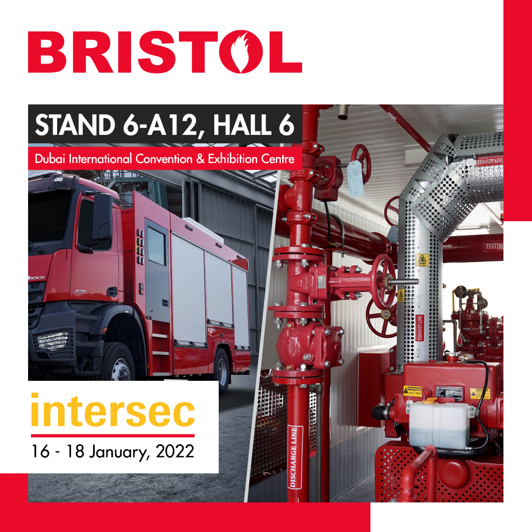 BristolFireEng's tweet photo. We are coming back to the 23rd edition of #intersec from 16 – 18 January, 2022 at Dubai World Trade Centre, Dubai, UAE.

Stay tuned for the most advanced and innovative firefighting solutions!

#Commercial #Homeland #Industrial #Municipal #Safety #Firefighting #Technology https://t.co/RHo9u1C88l