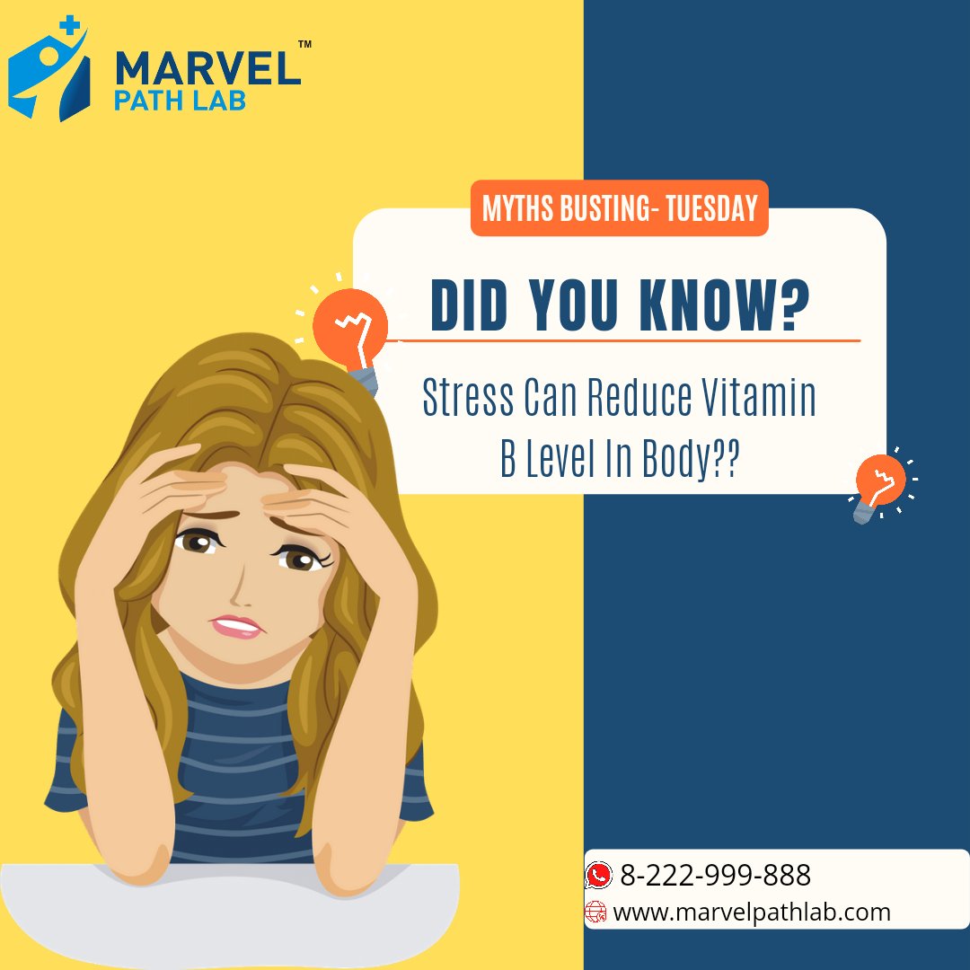 MarvelPathlab's tweet photo. Did you know that stress can reduce vitamin B levels in your body? π³
Low Vitamin B levels can affect nutrient absorption from your diet, resulting in a sense of fatigue π₯± and brain fog π.
.
.
#marvelpathlab #health #energy #stress #support #marvellab #healthyfood https://t.co/LYCKHaHrZ0