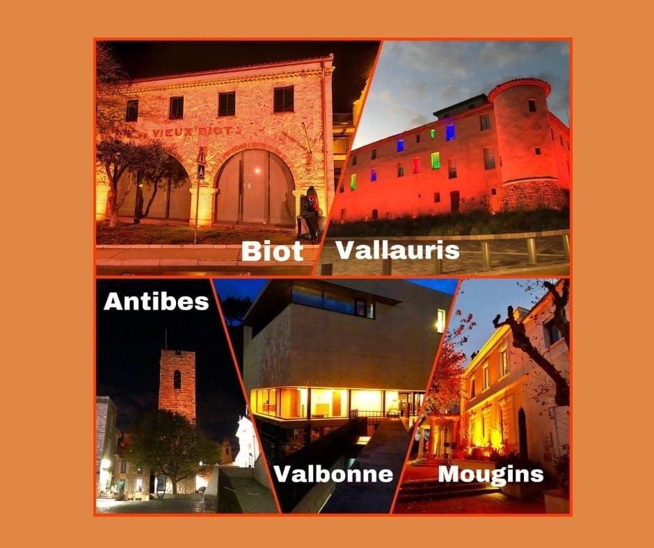 SoroptimistF's tweet photo. Orangeons le monde 🧡
#soroptimist #antibes #vallauris #biot #mougin #valbonne
#Soroptimisteurope, #WeStandUpforWomen, #16Days , #Stopviolenceagainstwomen, #Orangetheworld https://t.co/Del8jwph2x