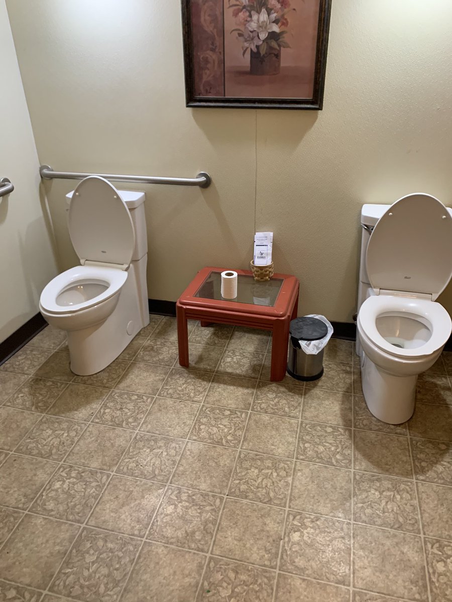 KellyTheHuman13's tweet photo. When a bar knows bitches love going to the bathroom together. https://t.co/C9g3Cj5Akg