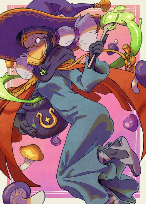 【リクエスト】けんかごっこ好きの植物採集者・ハロウィン仕様。
どうやら誰かの仮装のようです🟢✨ 