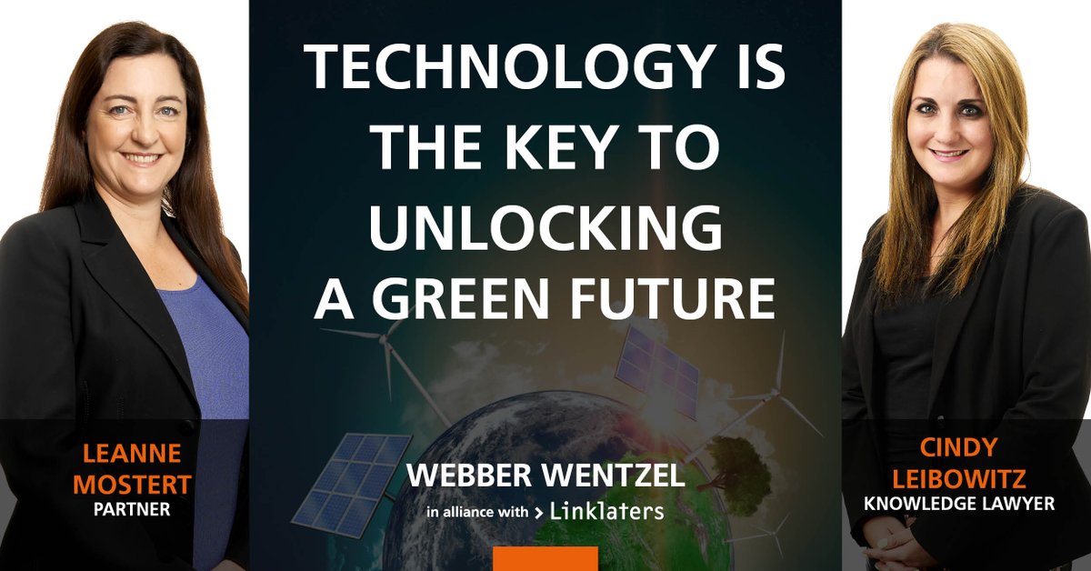 webberwentzel's tweet photo. There is an abundance of opportunity for #technology companies, entrepreneurs and innovators to create new and innovative solutions to enable and accelerate a #greenfuture - by @LeanneMostert and @cindy_leibowitz. @ITWeb #COP26 #ESG #Tech

🔗 https://t.co/sJm6f8AP1p https://t.co/FURuevdTAK