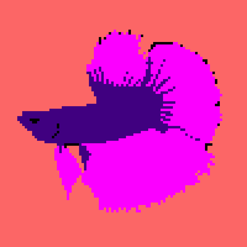 Electric Violet and Pigment Indigo Labyrinth Fish on Bittersweet Background

opensea.io/assets/matic/0…

#NFT #NFTs #NFTdrop #NFTshill #NFTartist #nftart #PolygonNFTs #PolygonMatic #pixelart #pixelartist #nftcollector #nftcollectors #NFTcollectibles #NFTcollection #NFTcollections