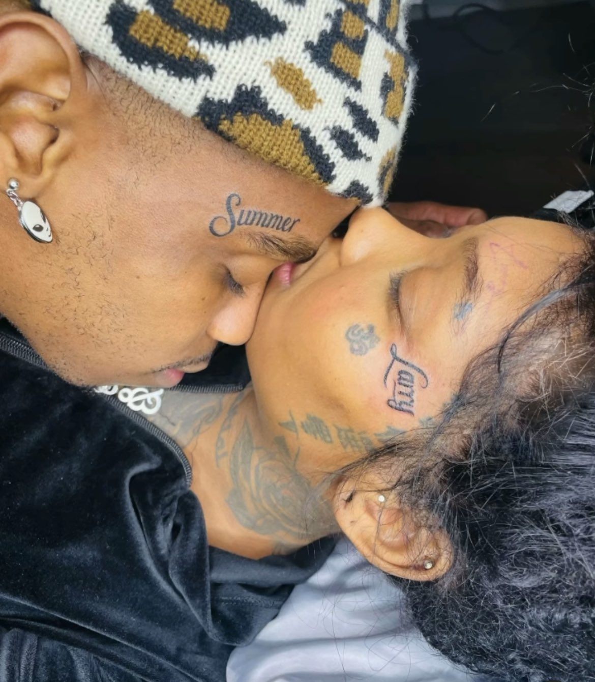 29 Neck Tattoos Designs for Men  Kiss tattoos Kiss tattoo on neck Neck  tattoo for guys