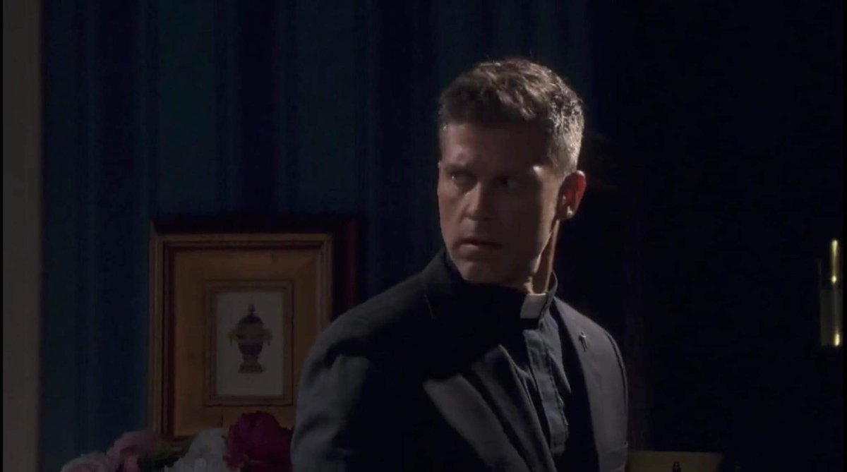 aemullins's tweet photo. No joke! My priests don’t look like that!👀🔥♥️🥰🚨#Days  Go head and send me to confession! #FatherEric #Days https://t.co/D7Ac8nMxsQ