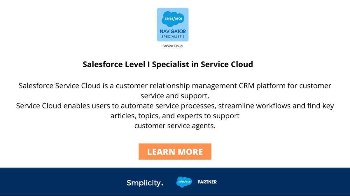 SmplicityCo's tweet photo. #Smplicity connects your customers to everything from account information to knowledge bases to agents with the skills to help resolve their problems, all with #Servicecloud.
Start Your Journey with us: https://t.co/jmpZvU70aa

#digitaltransformation https://t.co/RDMjNrqrMd