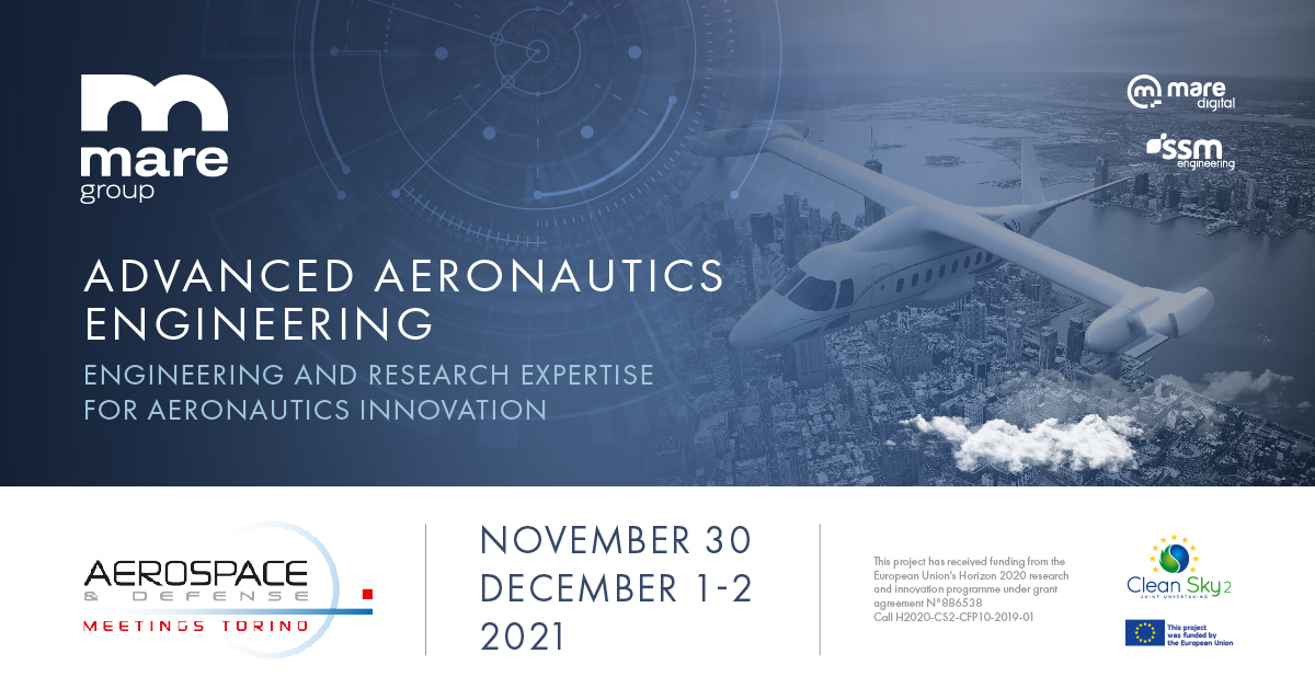 mare_group's tweet photo. ✔ Project management
✔ Financial advice
✔ Process optimization
✔ Design and analysis
Sono le focus capabilites che presenteremo all’Aerospace &amp; Defense Meetings Torino.
Saremo presenti con il progetto #Cleansky2 #SAIS 
Per incontrarci 👉🏻https://t.co/LW4J82j1HR https://t.co/lPh7paz8b0
