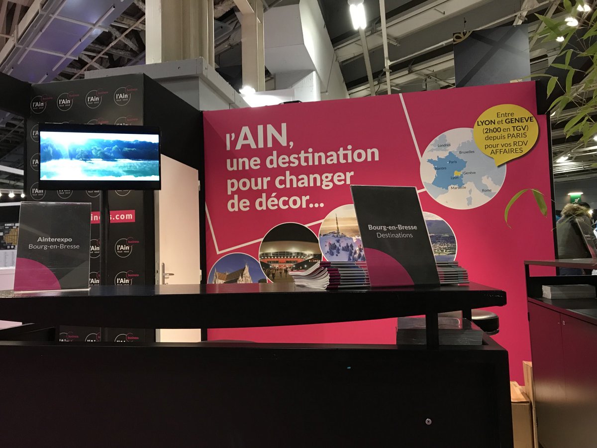 Aintourisme (@aintourisme01) on Twitter photo Tourisme d’affaires ? RDV sur le stand P12 au salon <a href="/heaventparis/">Heavent Paris</a> avec <a href="/Otdivonne/">Divonne-les-Bains Tourisme</a> <a href="/Paysdegex/">Paulo NUNES</a>-tourisme #monts Jura <a href="/Ainterexpo01/">AINTEREXPO</a> <a href="/otbourgenbresse/">Bourg-en-Bresse destinations - Office de tourisme</a>. L’#Ain une destination pour changer de décor ! Tourisme d’affaires ? RDV sur le stand P12 au salon <a href="/heaventparis/">Heavent Paris</a> avec <a href="/Otdivonne/">Divonne-les-Bains Tourisme</a> <a href="/Paysdegex/">Paulo NUNES</a>-tourisme #monts Jura <a href="/Ainterexpo01/">AINTEREXPO</a> <a href="/otbourgenbresse/">Bourg-en-Bresse destinations - Office de tourisme</a>. L’#Ain une destination pour changer de décor !