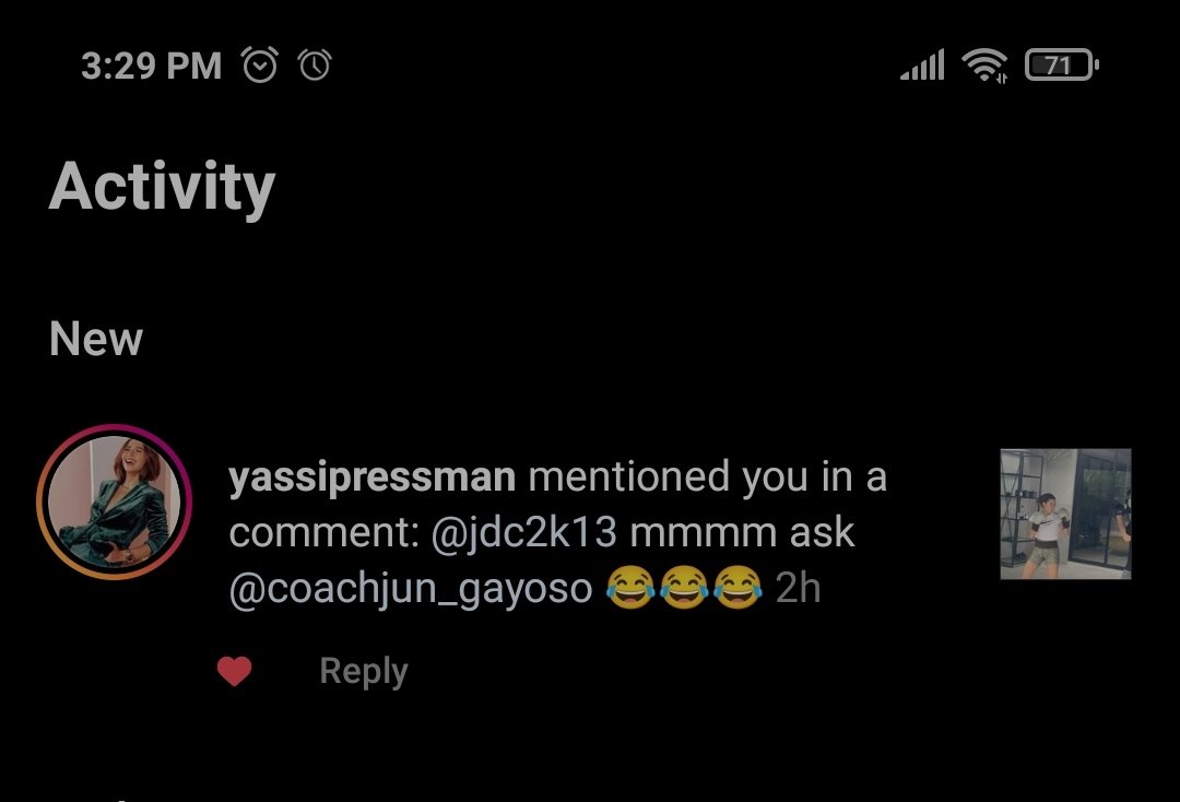 Wow yung super crush ko na si Yassi Pressman nag reply siya sa Instagram comment ko sa kanya <a href="/Yassizzle/">Yassi Pressman</a> kinikilig ako hihi <3 #kiligmuch