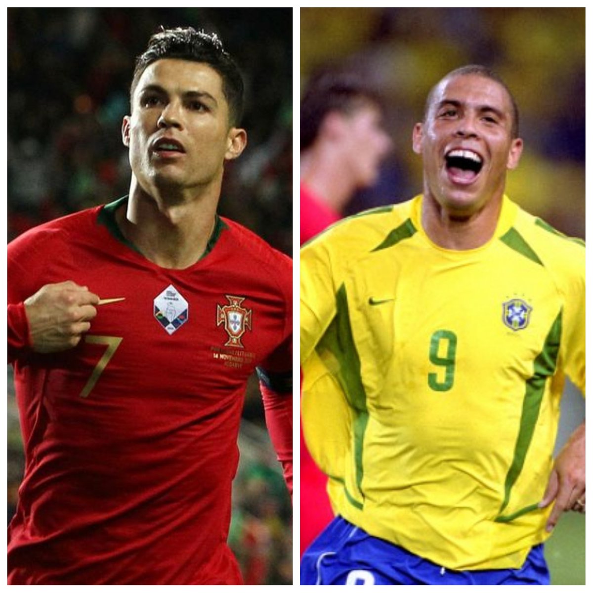 Peak of their powers who's the better Ronaldo? 🔁CR7 ❤️R9 #worldclassplayers #Ronaldo #CR7 #R9 ⚽🔥