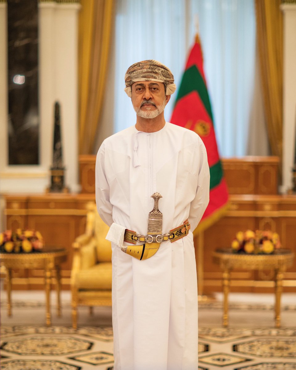 حضرة صاحب الجلالة السلطان هيثم بن طارق المعظم/حفظه الله ورعاه/ بمقر إقامته بالدوحة صباح اليوم