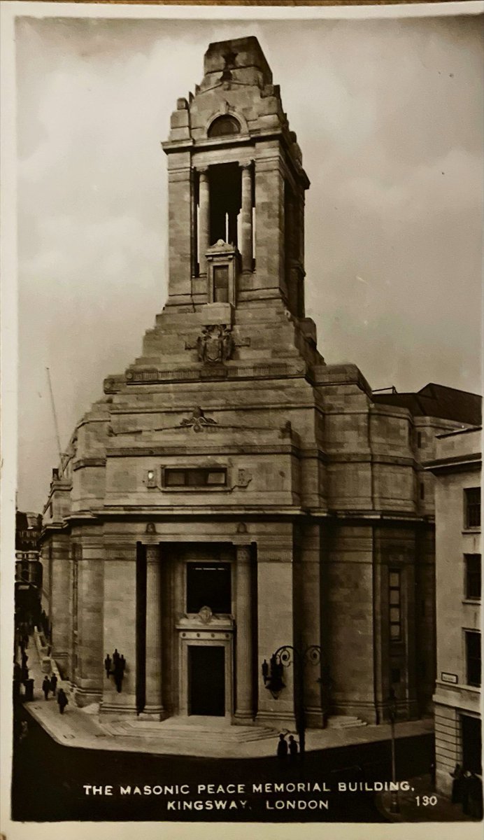 #Freemasons Hall, Covent Garden. Not posted. 

#London #OldLondon #FreemasonsHall #Freemasonry #OldPostcards #Postcard #CoventGarden