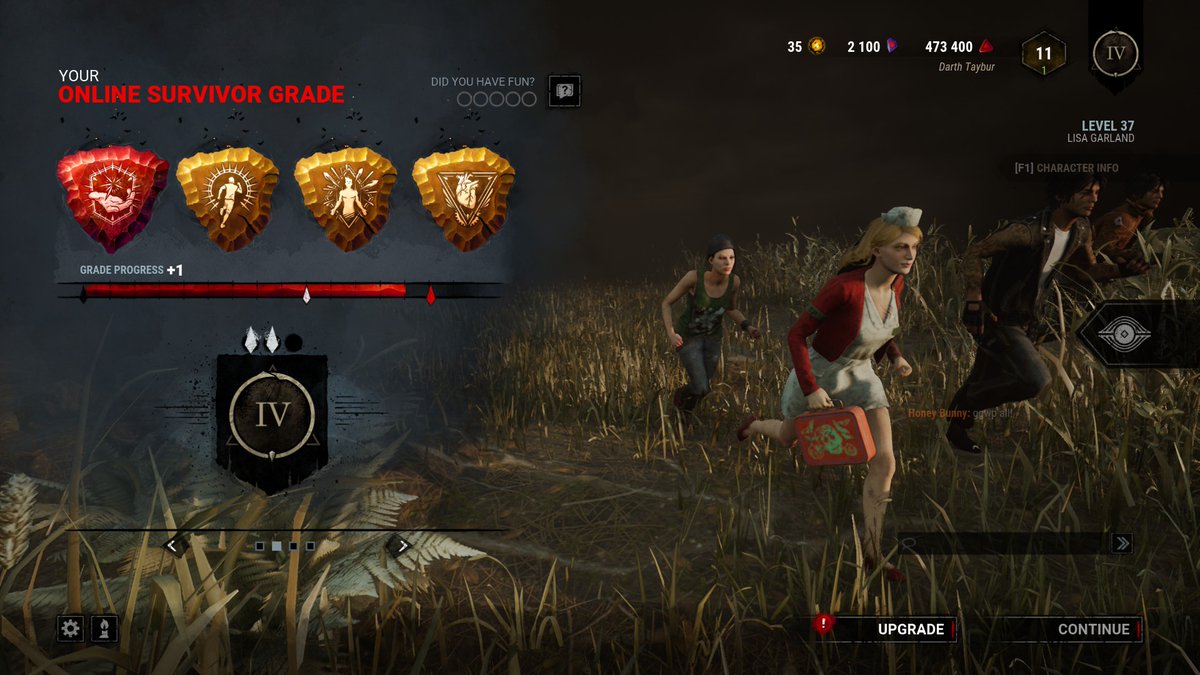 Nelcomar2's tweet photo. I think I did pretty good, don't you think? #DeadbyDaylight #twitch #streamer #gamer #horrorsaturday https://t.co/t9XlxYhsf2