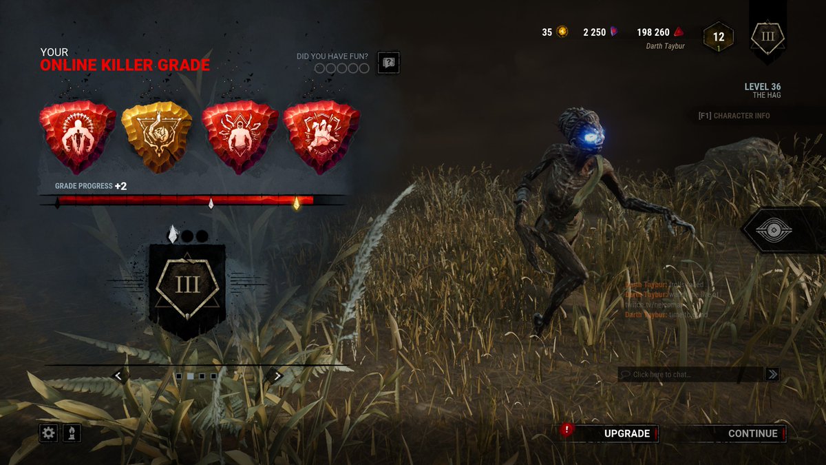 Nelcomar2's tweet photo. I think I did pretty good, don't you think? #DeadbyDaylight #twitch #streamer #gamer #horrorsaturday https://t.co/t9XlxYhsf2