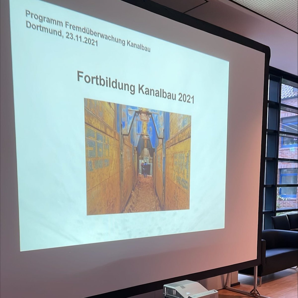 Wieder für die Zertifizerung Bau unterwegs