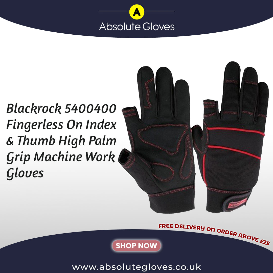 AbsoluteGloves's tweet photo. Blackrock 5400400 Machine Fingerless Glove are non-slip reinforced for long lasting durability and grip. The palm, knuckles &amp; fingertips are reinforced padded, and the wrist is Velcro adjustable.
Shop Now: https://t.co/MiL66DW882
#AbsoluteGloves #Bag #gardening #safetygloves https://t.co/qojHBJTUZM
