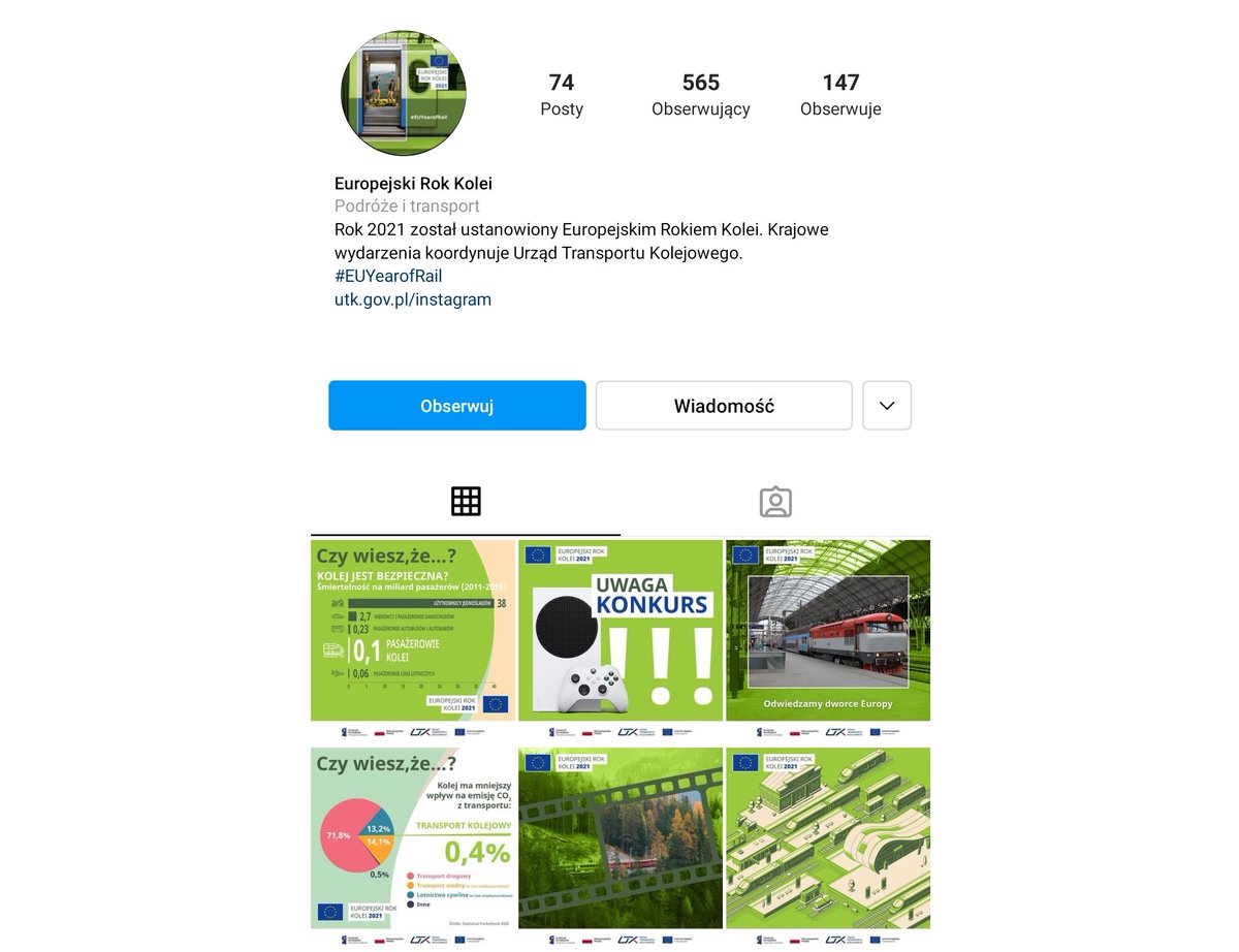 UTKgovpl's tweet photo. Xbox i czytnik ebooków do wygrania w konkursach Europejskiego Roku Kolei!
Odwiedzając profil Europejskiego Roku Kolei na Instagramie możesz wziąć udział w ciekawych konkursach i wygrać atrakcyjne nagrody.
https://t.co/qU4cNmW0qO https://t.co/0CgV6dlqT1