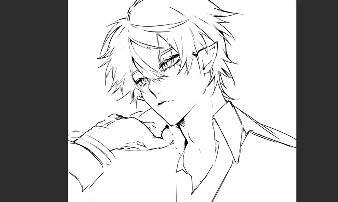 一週間以上描いてなかったら絵柄や描き方が行方不明 