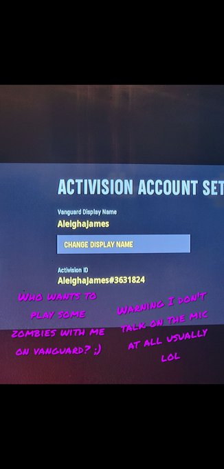 Come play zombies with me♡ Activision: AleighaJames#3631824 #callofduty #vanguard #zombies #DerAnfang<a href="/tag/callofduty"class="tags">#callofduty</a><a href="/tag/zombies"class="tags"><span>#zombies</span></a><a href="/tag/vanguard"class="tags"><span>#vanguard</span></a><a href="/tag/deranfang"class="tags"><span>#deranfang</span></a>