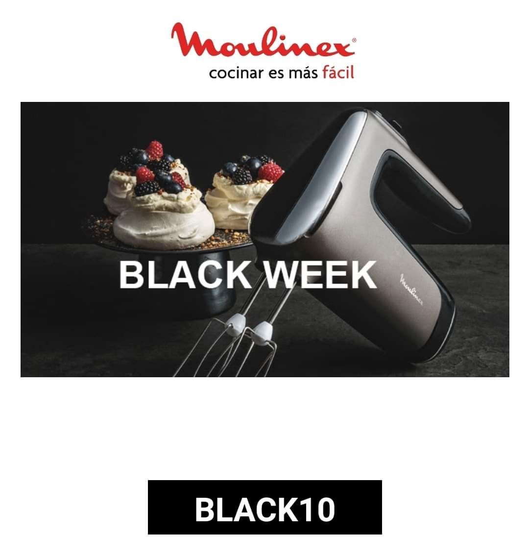 RecetaCompanion's tweet photo. En la web de @Moulinex_ES tenéis grandes descuentos por el Black Friday y en productos no rebajados tenemos código de descuento 🤫🤫🤫 https://t.co/hMKjjXAhhA