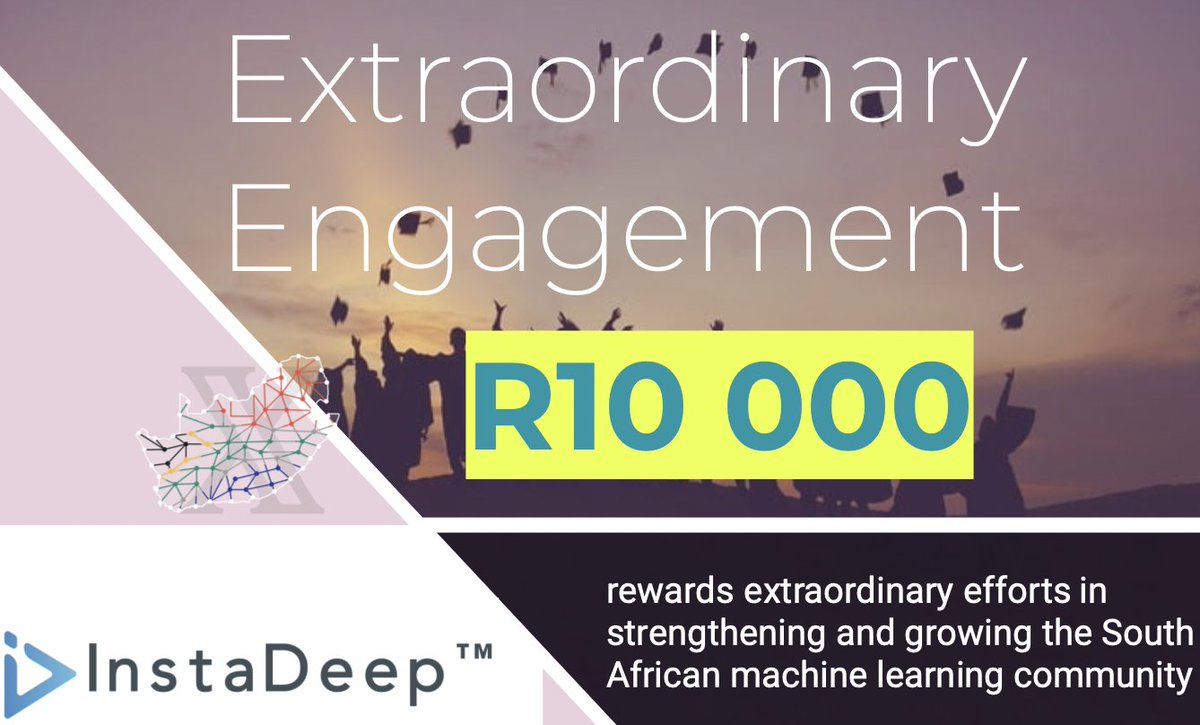 DeepIndabaX_ZA's tweet image. Today is the *last day* to nominate someone for one of our IndabaX Rewards! 
Do you know a #CoolestCoder, the #MostRigorousResearcher, an #ExtraordinaryEngager or someone with #PersistantPassion? 
Nominate them here: docs.google.com/forms/d/e/1FAI…