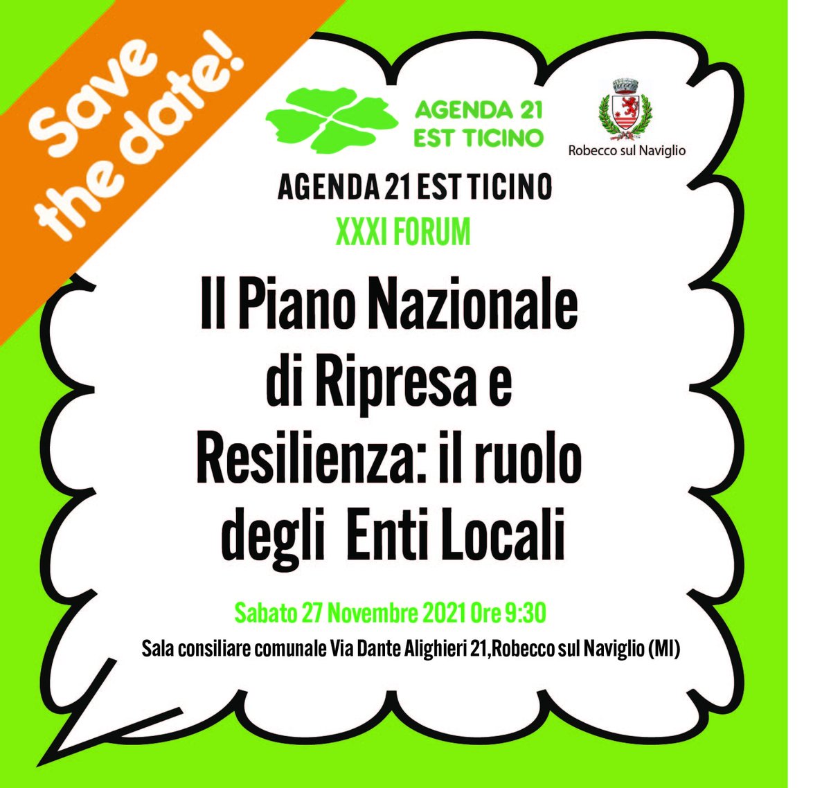 Notizie buone e sostenibili. La newsletter di Agenda 21 Est Ticino, Novembre 2021 - mailchi.mp/fb57d00e853b/n…
