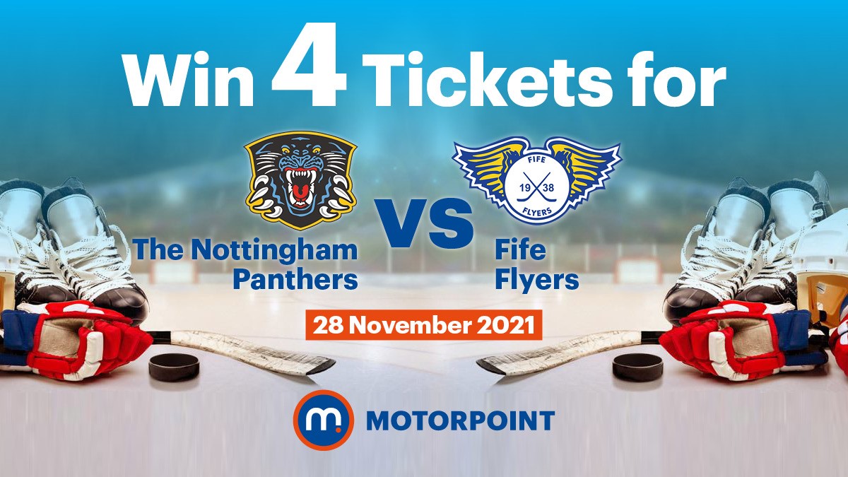 WIN 4 tickets to watch <a href="/PanthersIHC/">Nottingham Panthers</a> vs <a href="/FifeFlyers/">Fife Flyers 🏴󠁧󠁢󠁳󠁣󠁴󠁿🏒</a> this Sunday at <a href="/nottinghamarena/">Motorpoint Arena Nottingham</a>!
To enter follow <a href="/motorpoint/">Motorpoint</a> and simply retweet this post.
Competition closes on Friday, 26 November. We will announce one lucky winner at midday.

#giveaway #competition #EIHL #icehockey