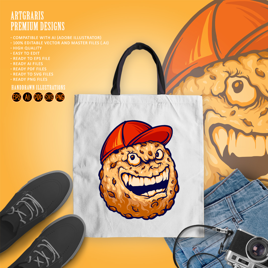 artgraris's tweet photo. Smiley Chocolate Cookies Biscuit Hat mascot 

If you need custom work, hit me up.
You can DM or Email: Artgraris@gmail.com
Website https://t.co/itwEDXZEpr

#artgraris #Cookie #Snack #Logo #chocolate#macaron #biscuit #svg #sublimation #sweet #cookies #ball #macaroon #vector https://t.co/0K4OQ8ogXV