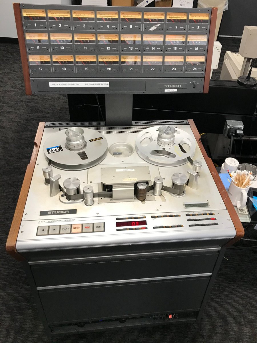 danthesoundman's tweet photo. @michael_cryne …or go back to one of these? #wow #flutter #timecodedropout #headcleaner #maintenance #tapedropout 😝 https://t.co/KbZbKDE7Pm