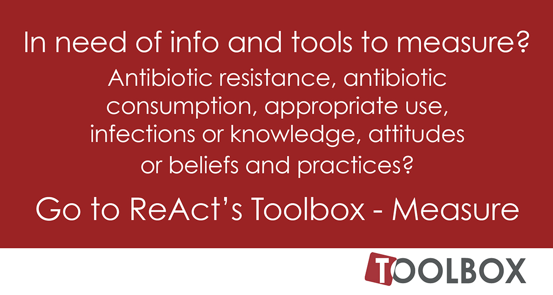 reactgroup's tweet image. In need of info and tools to measure #AntibioticResistance, antibiotic consumption, appropriate use, infections or knowledge, attitudes or beliefs and practices? #WAAW2021
Visit the #ReActToolbox - section Measure. ⬇️
reactgroup.org/toolbox/measur…
trello.com/c/9PDZcKDs/23-…