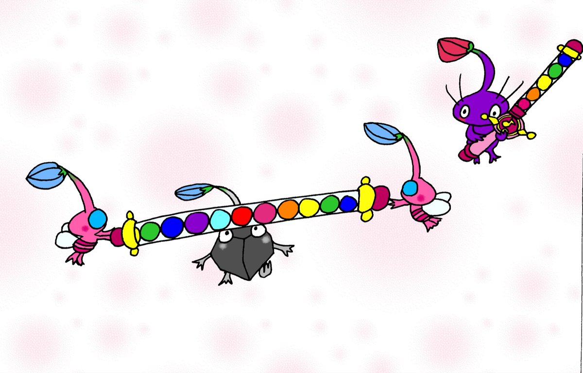 Petit_Paphio's tweet photo. English Ver. Strawberry Magic 2
It seems that Pikmin and others are doing limbo dance with something like magical goods. However, if you look closely at the magical goods, they are toys.
#Superwizard #Fanart #pikmin https://t.co/GES1JLOGfV