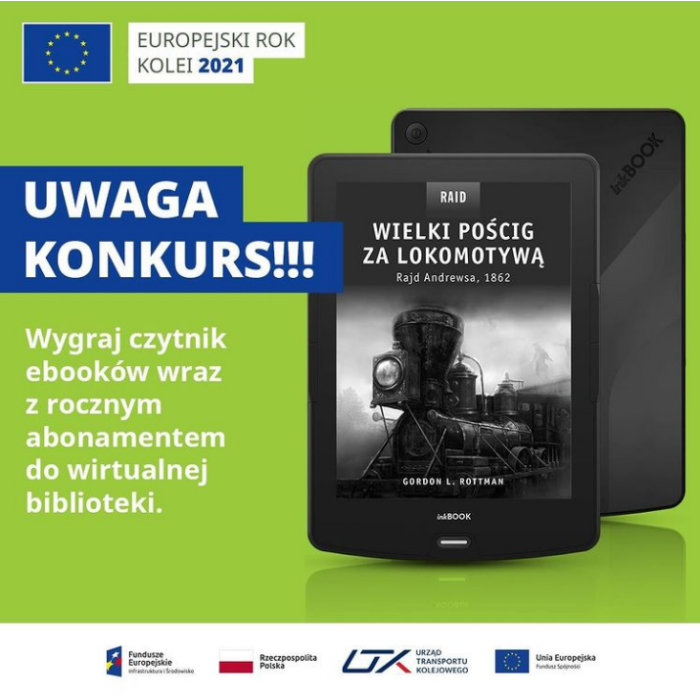 UTKgovpl's tweet photo. Xbox i czytnik ebooków do wygrania w konkursach Europejskiego Roku Kolei!
Odwiedzając profil Europejskiego Roku Kolei na Instagramie możesz wziąć udział w ciekawych konkursach i wygrać atrakcyjne nagrody.
https://t.co/qU4cNmW0qO https://t.co/0CgV6dlqT1
