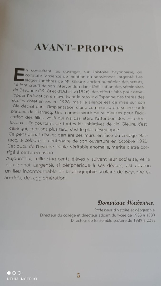 Une vraie joie de recevoir la livraison de l'ouvrage de Dominique Hiribarren "Largentė, 100 ans d'histoire à Bayonne" édité par <a href="/EdAtlantica/">Editions Atlantica</a> 
En vente à l'accueil de Largentė et dans les librairies de la région.