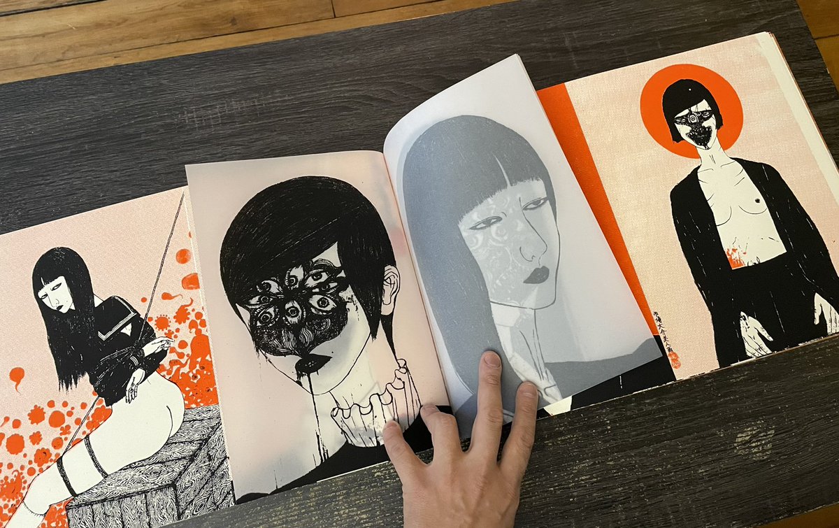 Randal_Pi's tweet photo. Découverte des œuvres de Daisuke Ichiba à travers son dernier livre entièrement sérigraphié, Marseille #DaisukeIchiba #lederniercri https://t.co/Hfmj6caR1y