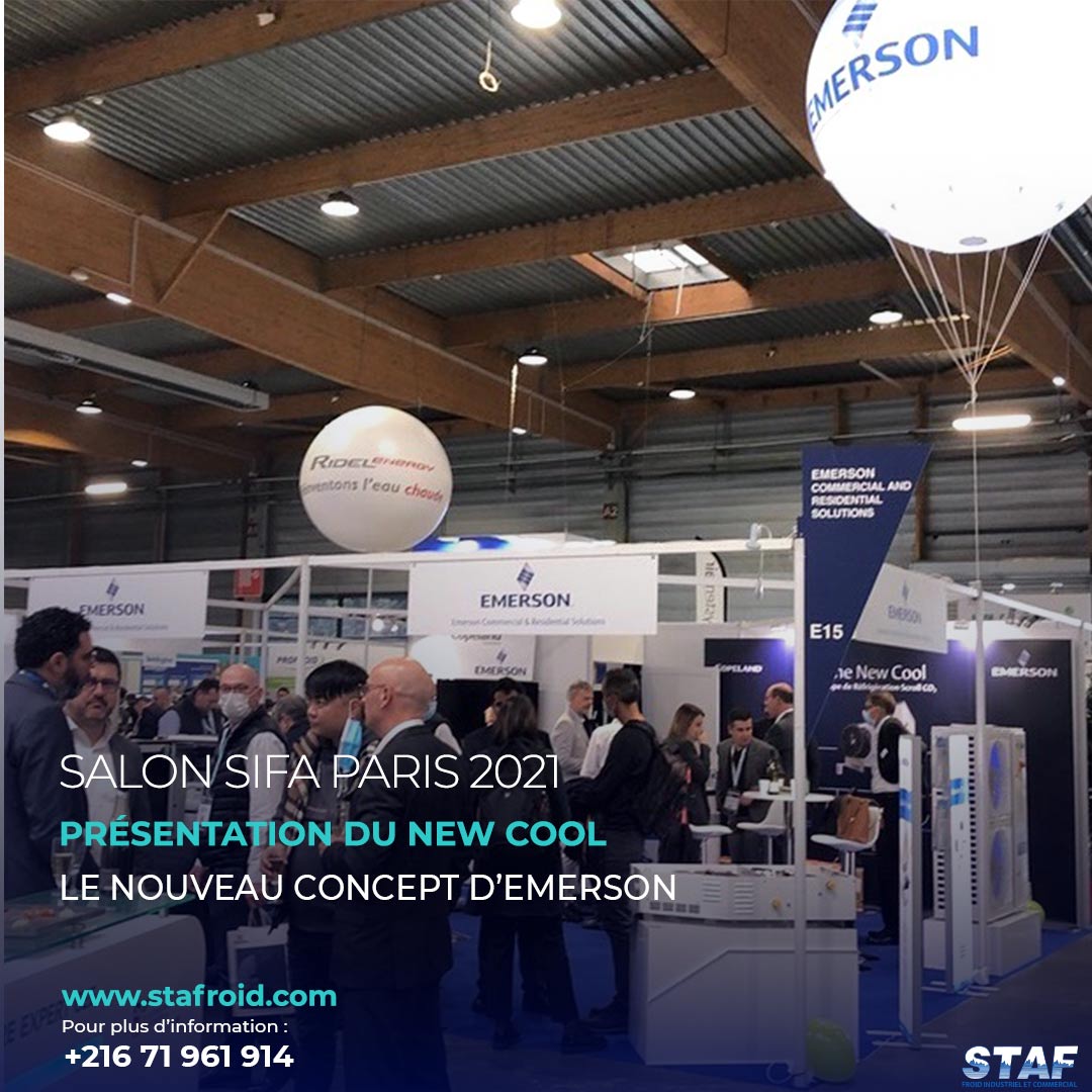 StafroidP's tweet image. 𝗦𝗧𝗔𝗙 ❄️est aux côtés de ses partenaires ‼️
Nous étions ravis d'assister à la présentation du #NEWCOOL, le nouveau concept de groupe frigorifique d’@Emerson_News au Salon Interprofessionnel du Froid et de ses Applications - #SIFA2021 
@CopelandScroll