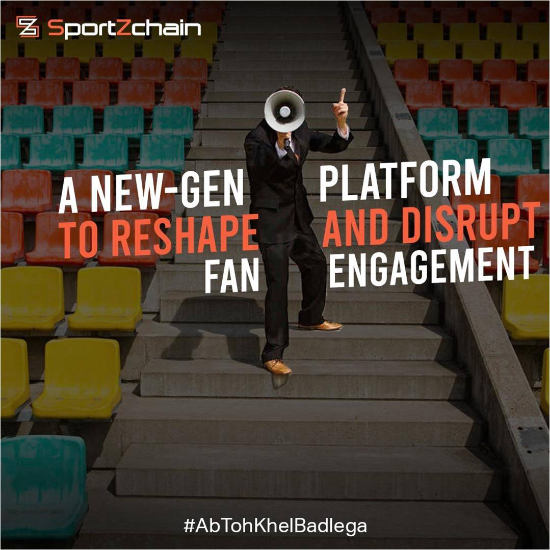 Get ready to view #fanengagement in a radically different way with SportZchain. Now your fans no longer remain distant observers. 
Join us to discover how much more you can do for your fans and vice versa!
#FanNahiToofaanHai #AbTohKhelBadlega #India #IndianSportsFan #Sports #Fan