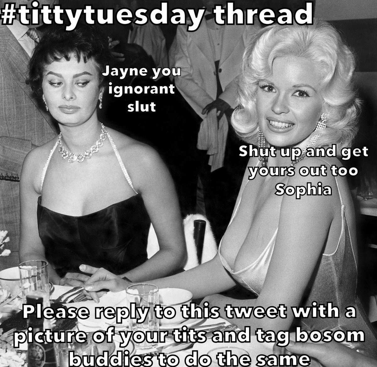 It's #tittytuesday time to make like Jayne and let them out! Anyone can reply to this thread with tits & link, tag a friend if you like. You in @Rider23Red @NeverLeah @Cpl2Sw @xxxkaylee69 @FilthySexy1 @BuxomBlossom @Joanna78992525 @steff_lancaster @swinger371 @DaggaXx