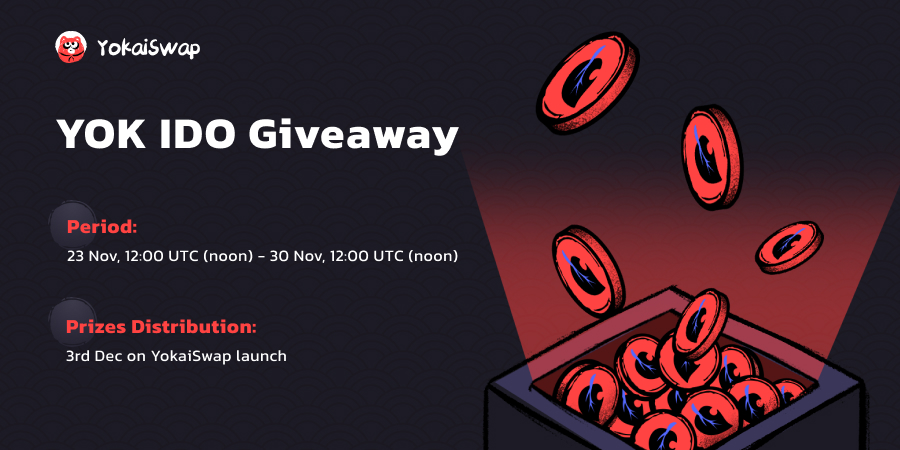 yokaiswapnervos's tweet image. #Giveaway alert 📢
To celebrate our IDO coming on 30 Nov, Grab $1000 worth of $YOK!🎊
 
👉Win $100 (5 winners)
Follow @yokaiswap
Like &amp;amp; Retweet
Tag 3 friends

👉Win $500 worth of $YOK (1 winner)
All of the above
Proof that you have moved $CKB from L1 to L2 bit.ly/2ZdaqVE