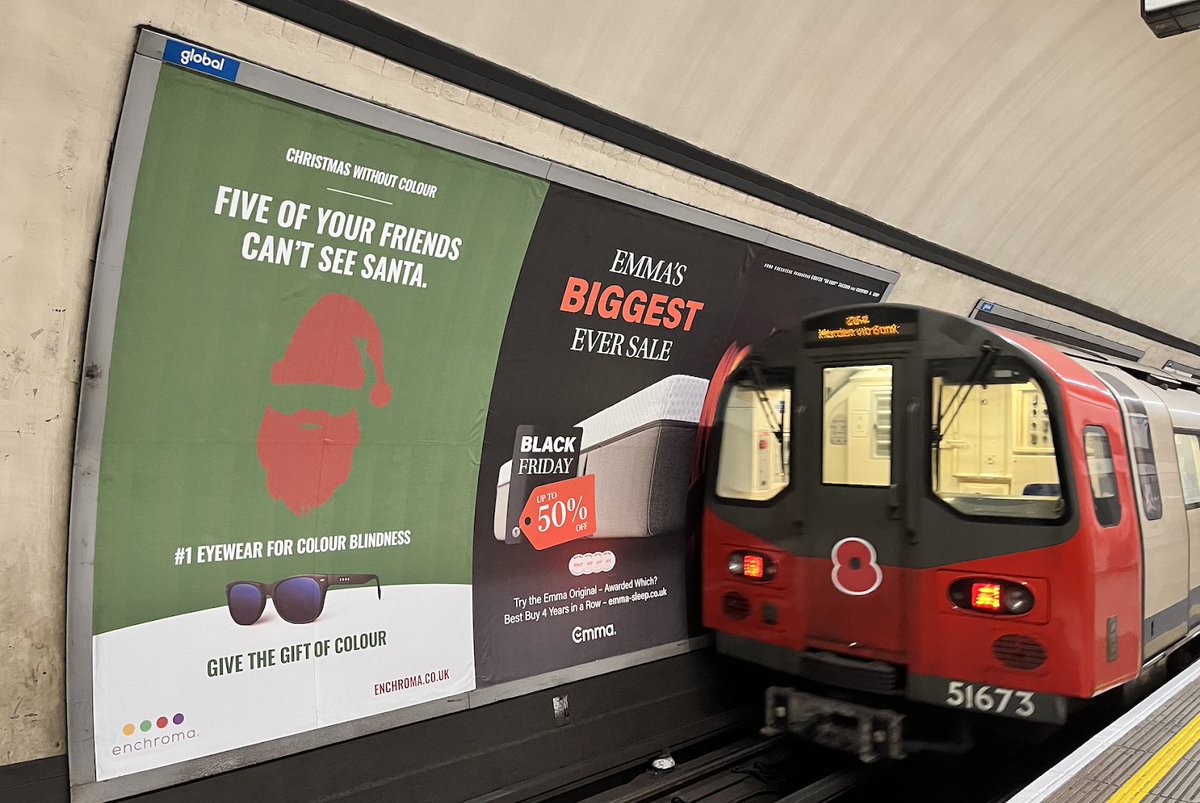 TheMediaLeader's tweet photo. UK's first outdoor ads for colour-blind people launches https://t.co/XvN1p2bjop https://t.co/BO8beZ2a3U