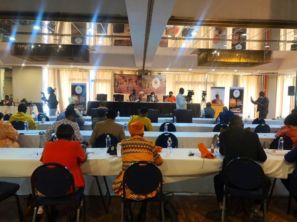 UNZimbabwe's tweet photo. Orange the world: End violence against women now. Addressing MPs today,  @UNDPZimbabwe Rep Madelena Monoja says role of Parliament on ending #SHBV is critical. Parliament of #Zimbabwe is one of @GlobalSpotlight strategic partners to eliminate violence against women #16Days https://t.co/fptYvuqwdP