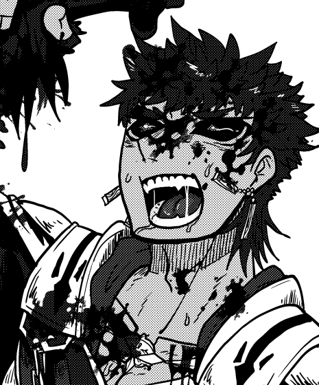 「流血差分祈願に今までに描いた血みどろ伯父上絵でも再掲するか(これは返り血では) 」|星澤のイラスト