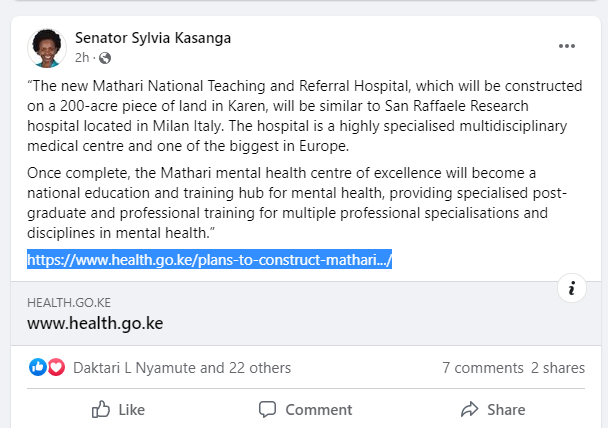 HospitalMathari's tweet photo. Exciting news for @HospitalMathari
https://t.co/1lkiccNJJr
#NoHealthWithoutMentalHealth #newreforms @SylviaKasanga @LukoyeAtwoli @VictoriaWamukh1 https://t.co/r5N4bHxgui