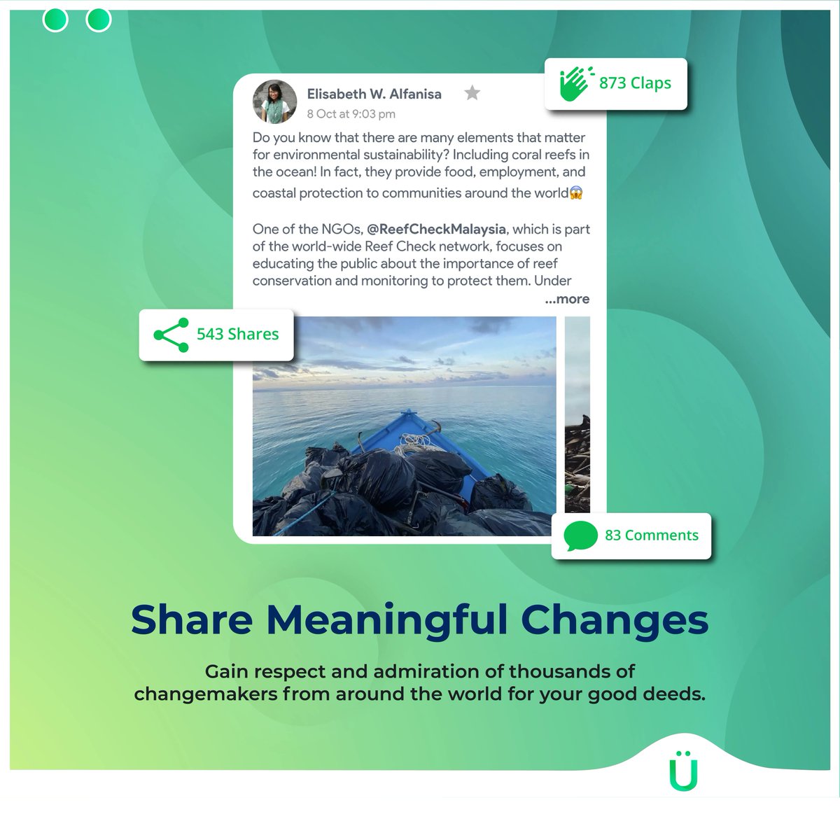 UpdeedApp's tweet photo. Clap for their good deeds!
Share to spread the good!
Comment to acknowledge their efforts!
.
Keep engaging with change-makers and encourage them to enlighten the world with their inspiring work. #letsupdeed ๐๐ป
.
#UPDEED says Engage More, Encourage More.
.
.
.
#engagement https://t.co/7PyKEnEaYh