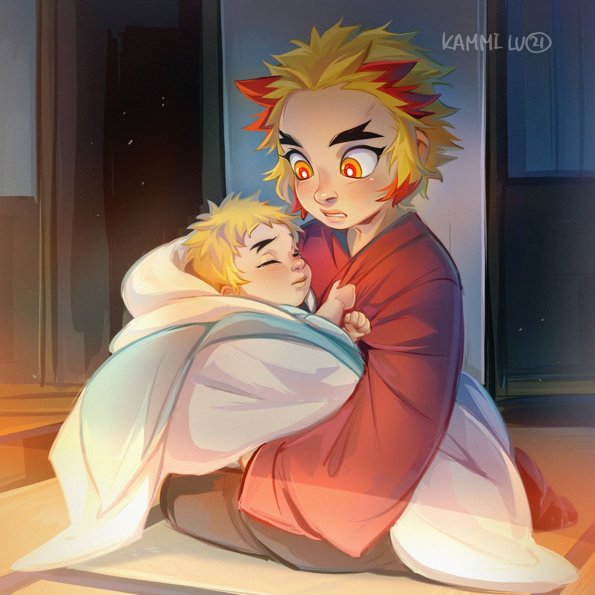 KAMMI_LU's tweet photo. #rengoku #demonslayer
- I'll always be there, brother ☀ https://t.co/KDt72yxCEv